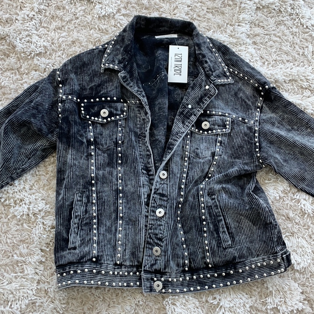 Baldwin Corduroy Studded Jacket